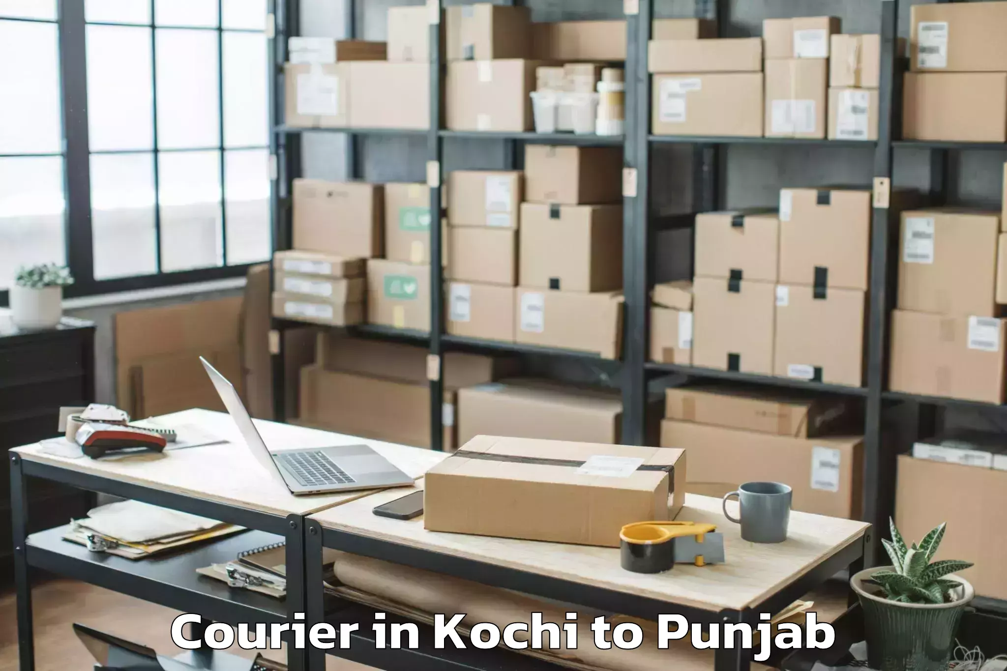 Trusted Kochi to Adampur Jalandhar Courier